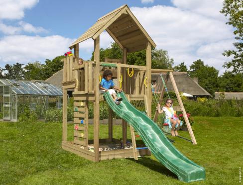 Jungle Palace | Puidust ronimisraam kiiguga