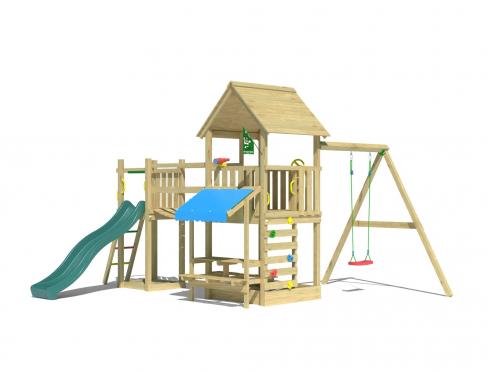 Jungle Bay | Puidust ronimisraam kiiguga